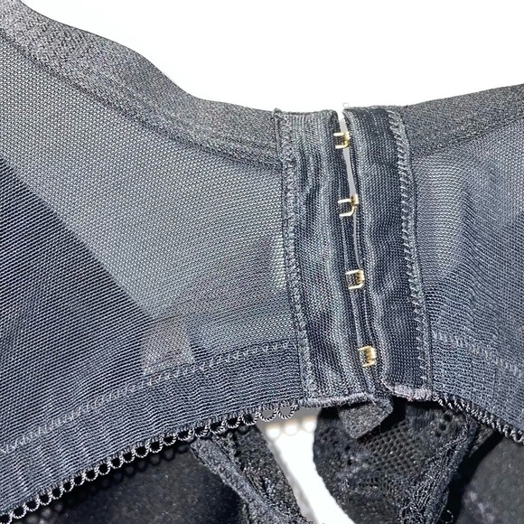 Cacique Bra Plunge Underwire Lace Festival Full Coverage Mesh Back Double Strap - Picture 7 of 10